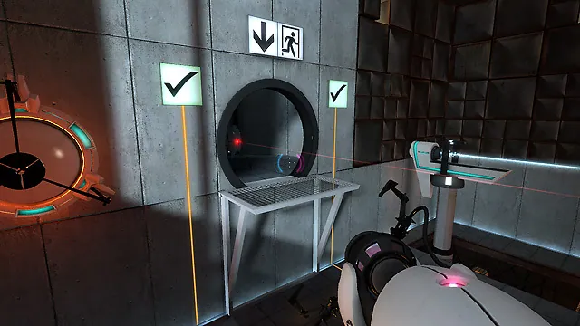 Portal oyunundan görüntü 1