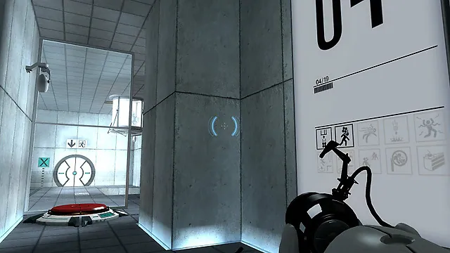 Portal oyunundan görüntü 2